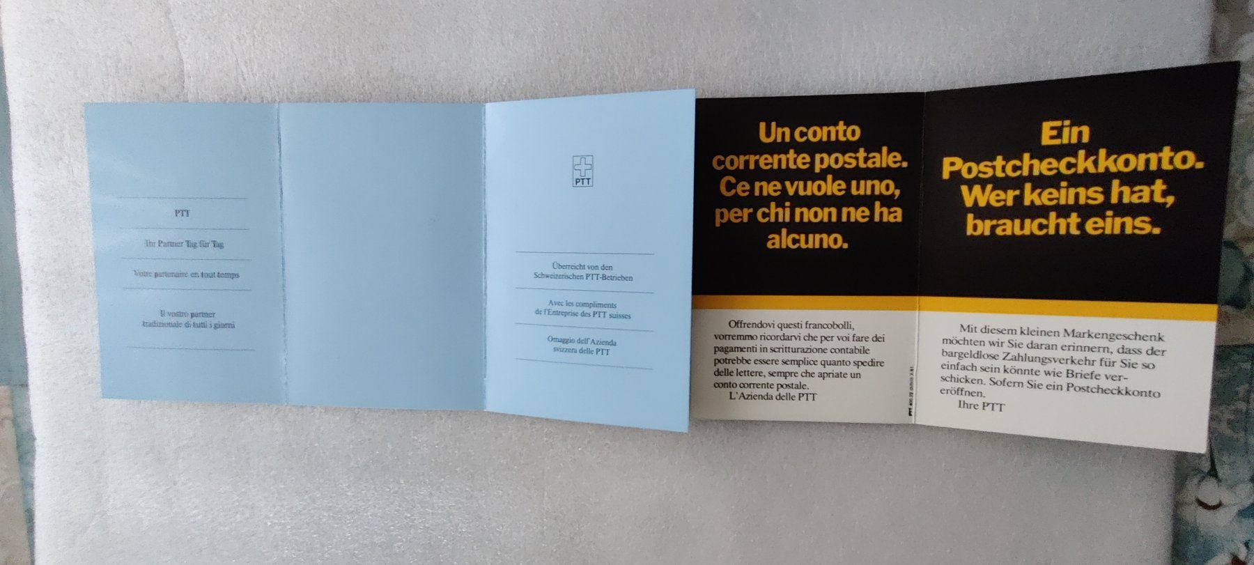 Enveloppes & pochettes d'envoi: 2x4 Stück Schweizer Briefmarken 1981 – D'occasion à Zürich par sendbad 2