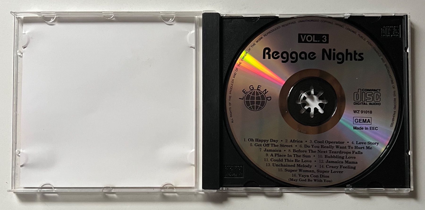 CD: Reggae Nights Vol. 3 / Diverse Interpreten – Usato da Näfels venduto da rottabi 2