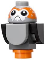 LEGO Star Wars Porg with Black Wings and Tail (porg01a)