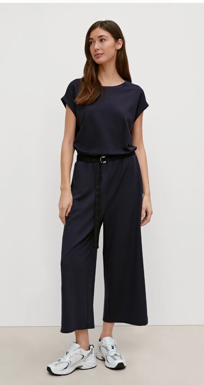 Comma Jumpsuits: Comma Jumpsuit blau – Gebraucht aus Kaufdorf von Conmuchogusto