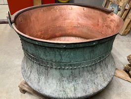 Antikes Käsekessi , 400L, Jahrgang 1831