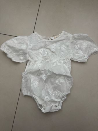 Sam & Louloute Baby Kleid Body Taufe, Grösse 70, neu