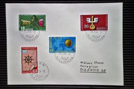 1954 FDC Werbemarken