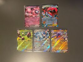 Pokémon Karten 5x EX Bundle guter Zustand