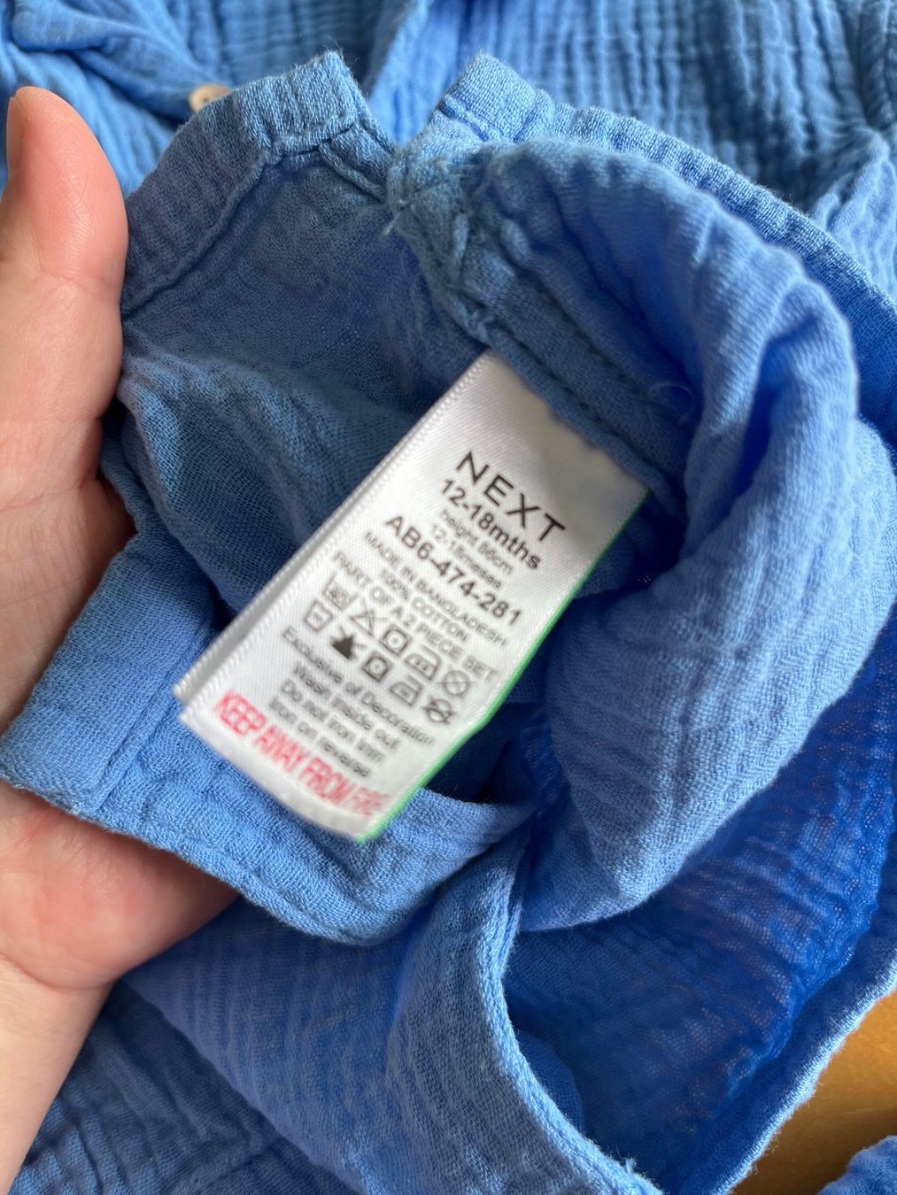 H&M Lotti & Set di vestiti: Kinder Set blau Grösse 80 musselin – Nuovo (secondo la descrizione) da Ziefen venduto da Madame1982 2