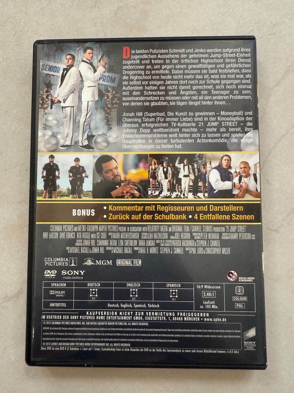 Tutti i DVDs: DVD 21 Jump Street – Usato da Glattfelden venduto da ilamas 1