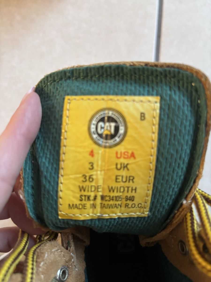 Caterpillar Scarpe da uomo: Scarponcini Caterpillar robusti, taglia 36 – Usato da Cadenazzo venduto da dede1973 5