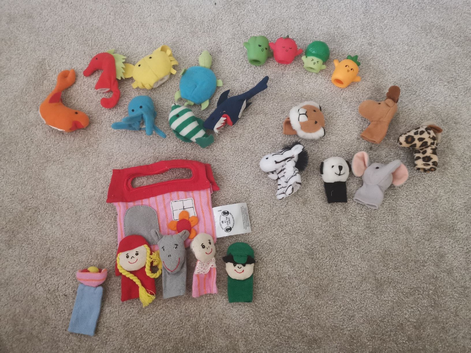 Puzzle: Fkngerpuppen und Kleinkinderpuzzle – Usato da Baden venduto da Kolgaart