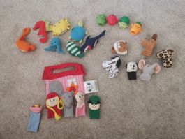 Fkngerpuppen und Kleinkinderpuzzle