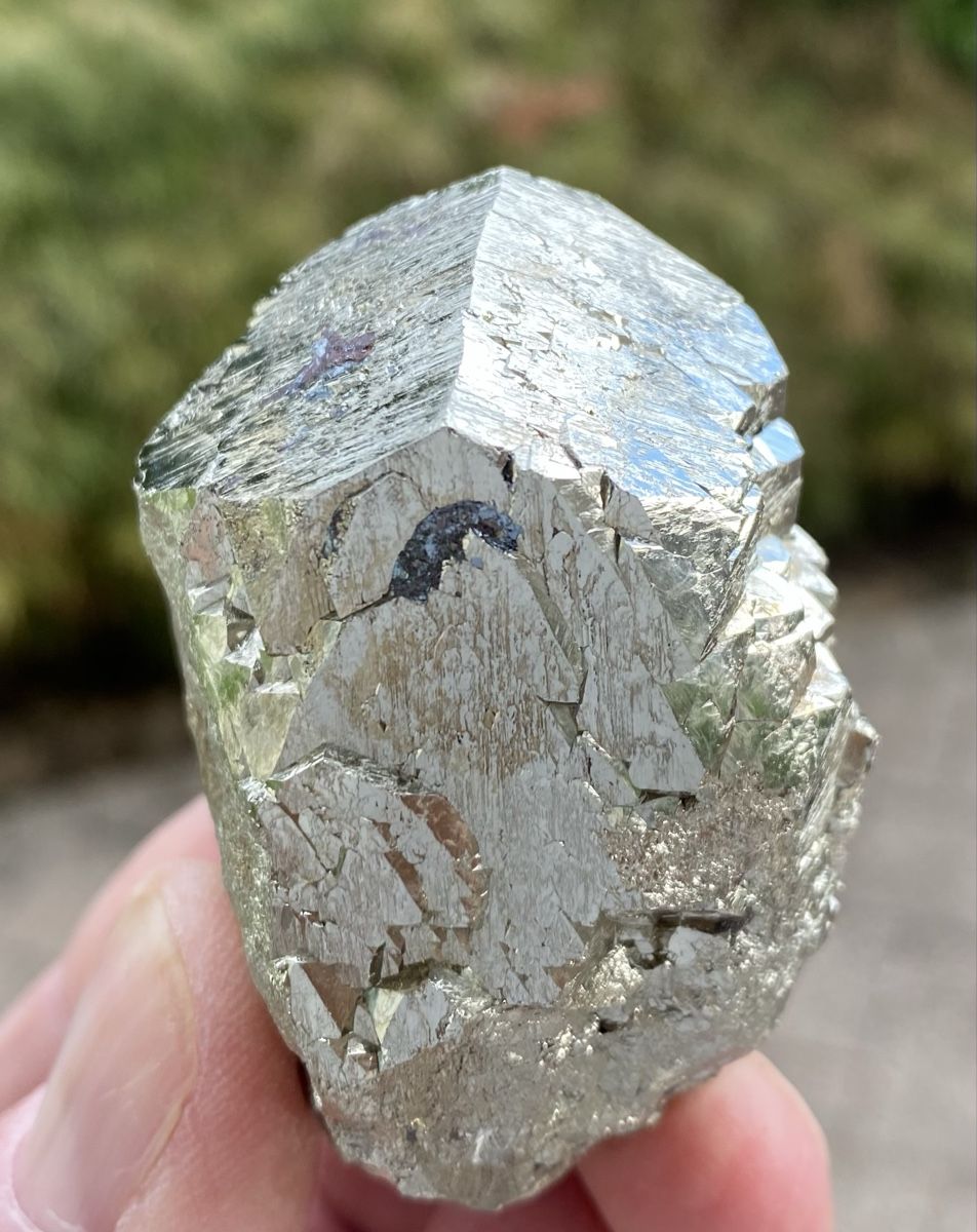 Mineralien & Heilsteine: Schöne Pyrit Spitze mit wenig Hämatit  – Gebraucht aus Selzach von 321compac 3