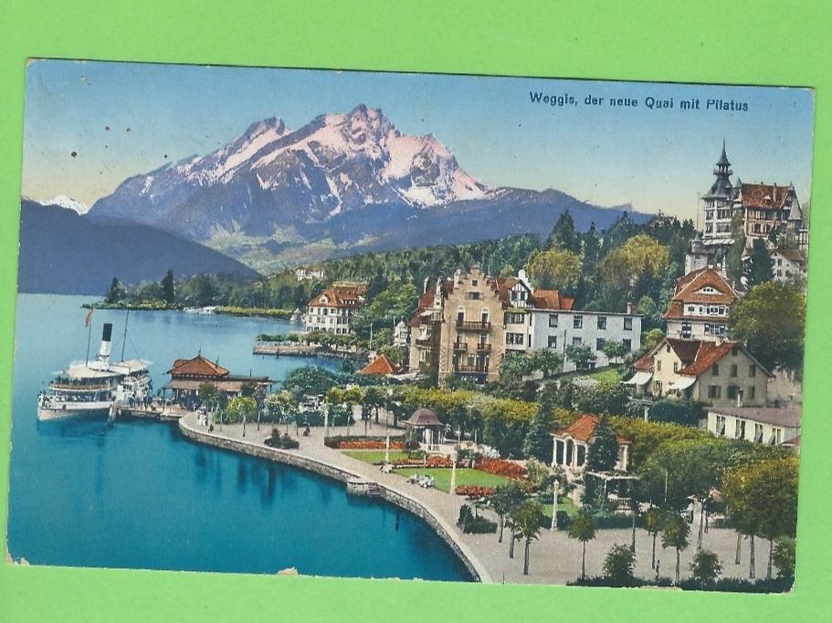 Cartoline postali: Weggis der neue Quai mit Pilatus – Nuovo (secondo la descrizione) da Zürich venduto da t24_de