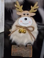 Weihnachts Deko Holz /Fell