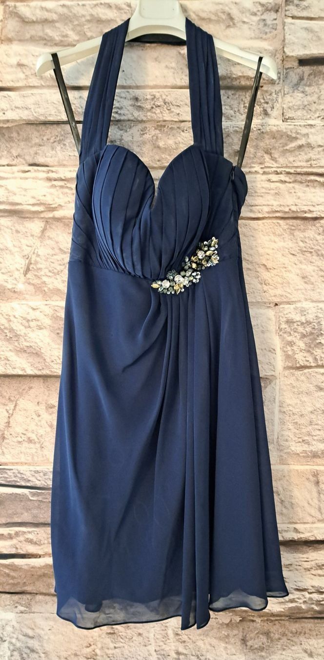 Vestiti: Abendkleid / Festkleid dunkelblau | Gr.38 – Usato da Steinhausen venduto da Ovi27