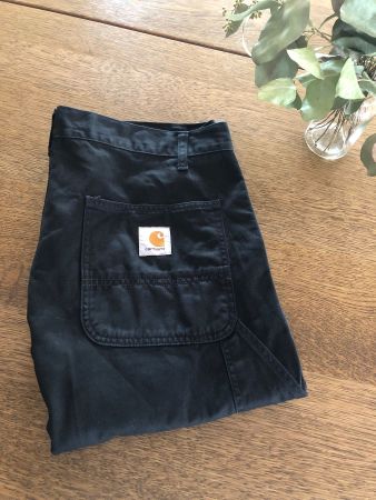 CARHARTT Ruck Single Knee Pant Black W34 L32 100% Cotton