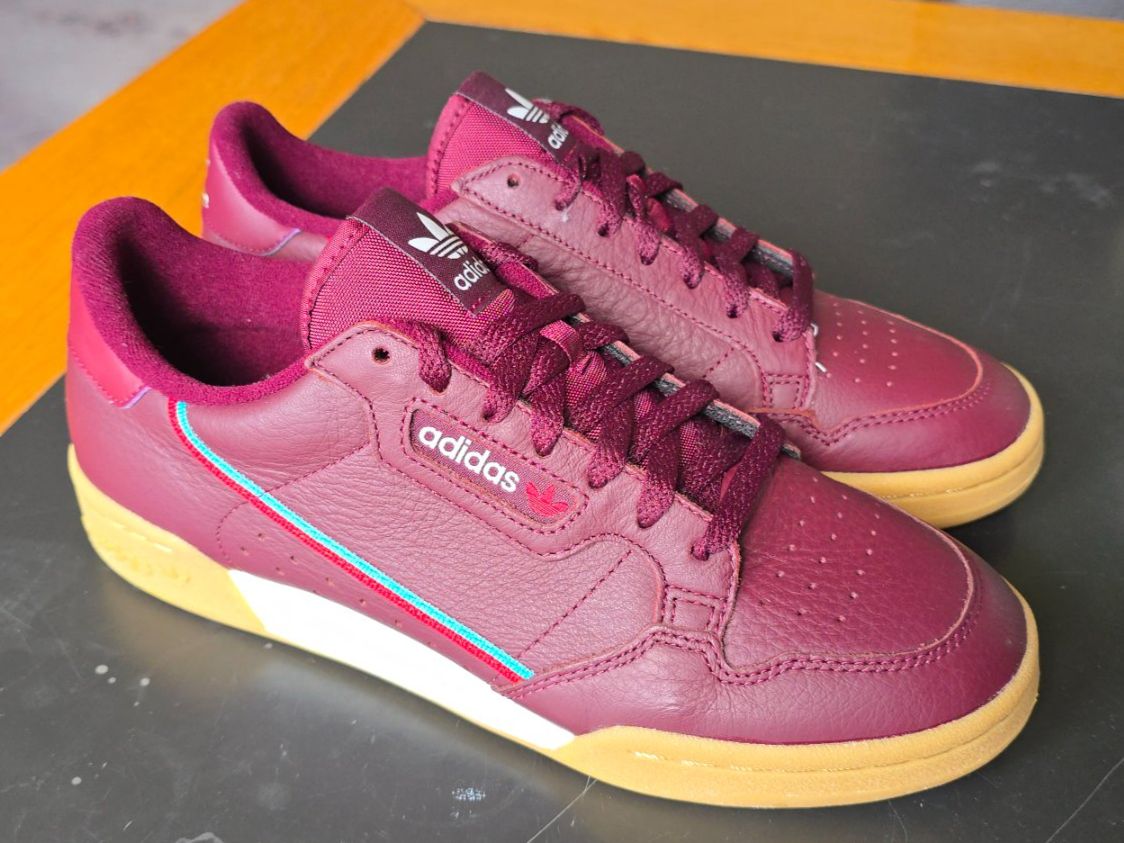 Adidas Scarpe da uomo: Adidas Continental 80 Maroon EU 41 1/3 – Nuovo (secondo la descrizione) da Wallisellen venduto da theblacksheep 3