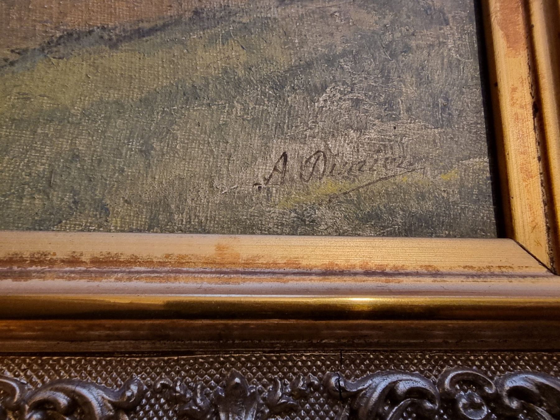 Dipinti: LANDSCHAFT GEMÄLDE SIGNIERT MIT RAHMEN – Usato da Gersau venduto da grafik-kunst 5