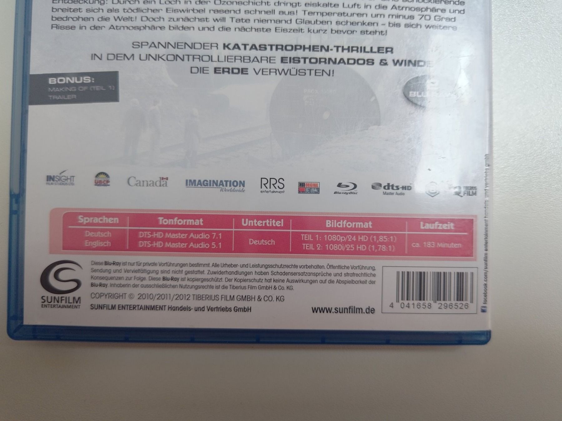 Tutti i DVDs: Ice Twister 1&2 – Usato da Liestal venduto da Kratzilla 3