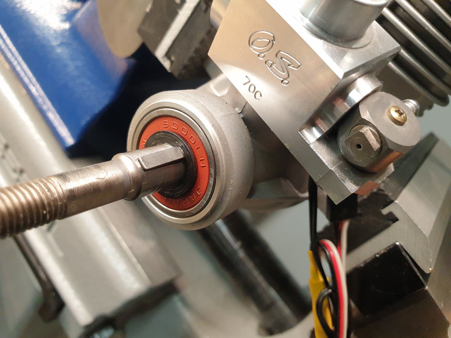 Motoren: OS max 140RX FI mit elektronischer Einspritzung – Gebraucht aus Ohmstal von p-51d 8