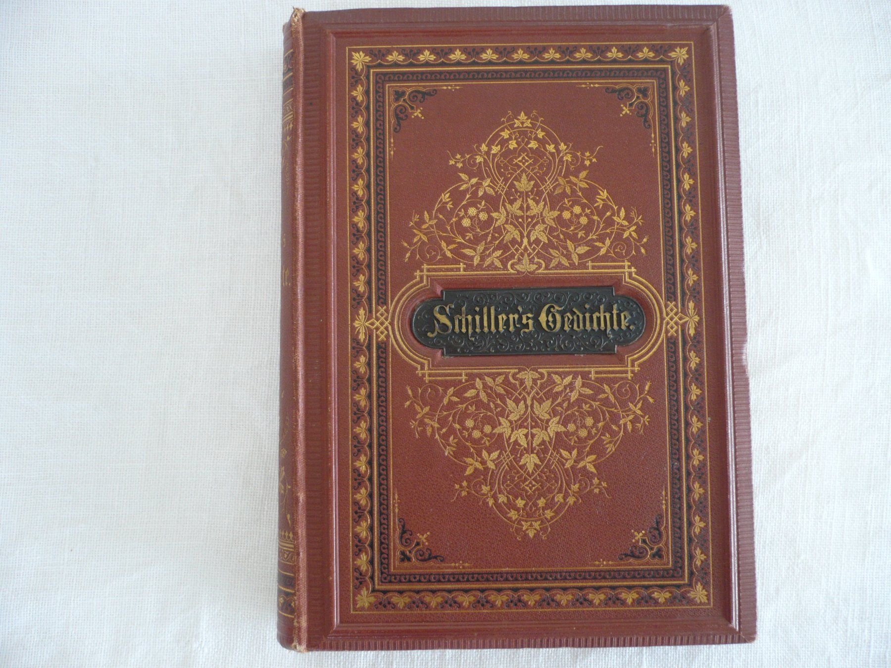 Libri: Schiller's Gedichte, illustriert, 1875, Leipzig – Usato da Zürich venduto da saltandpepper008