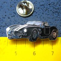 AC COBRA SHELBY BLACK AUTO PIN ENAMEL SILBRIG