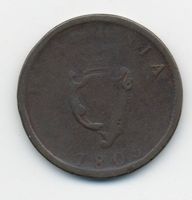 Irland Halfpenny 1805 KM#147.1