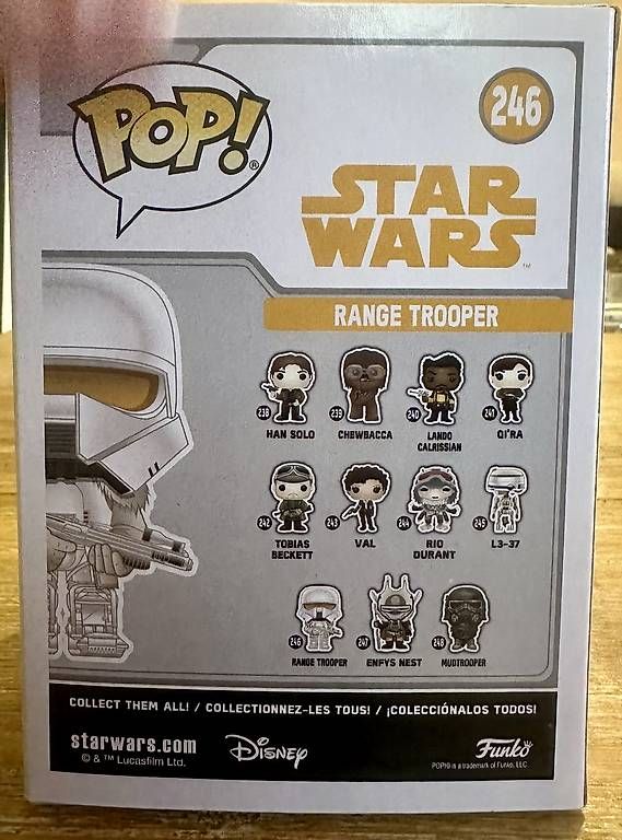Statuette: Funko Pop Star Wars Range Trooper #246 – Nuovo e nell'imballaggio originale da Genève venduto da gen_jd2g 1