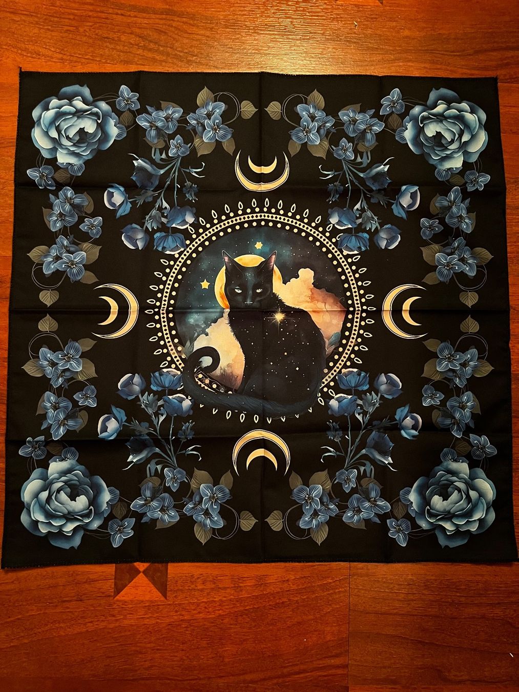 Tutte le decorazioni: Altartuch Katze mit Mond und Sterne – Nuovo e nell'imballaggio originale da Gams venduto da Mariawicca