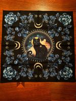 Altartuch Katze mit Mond und Sterne