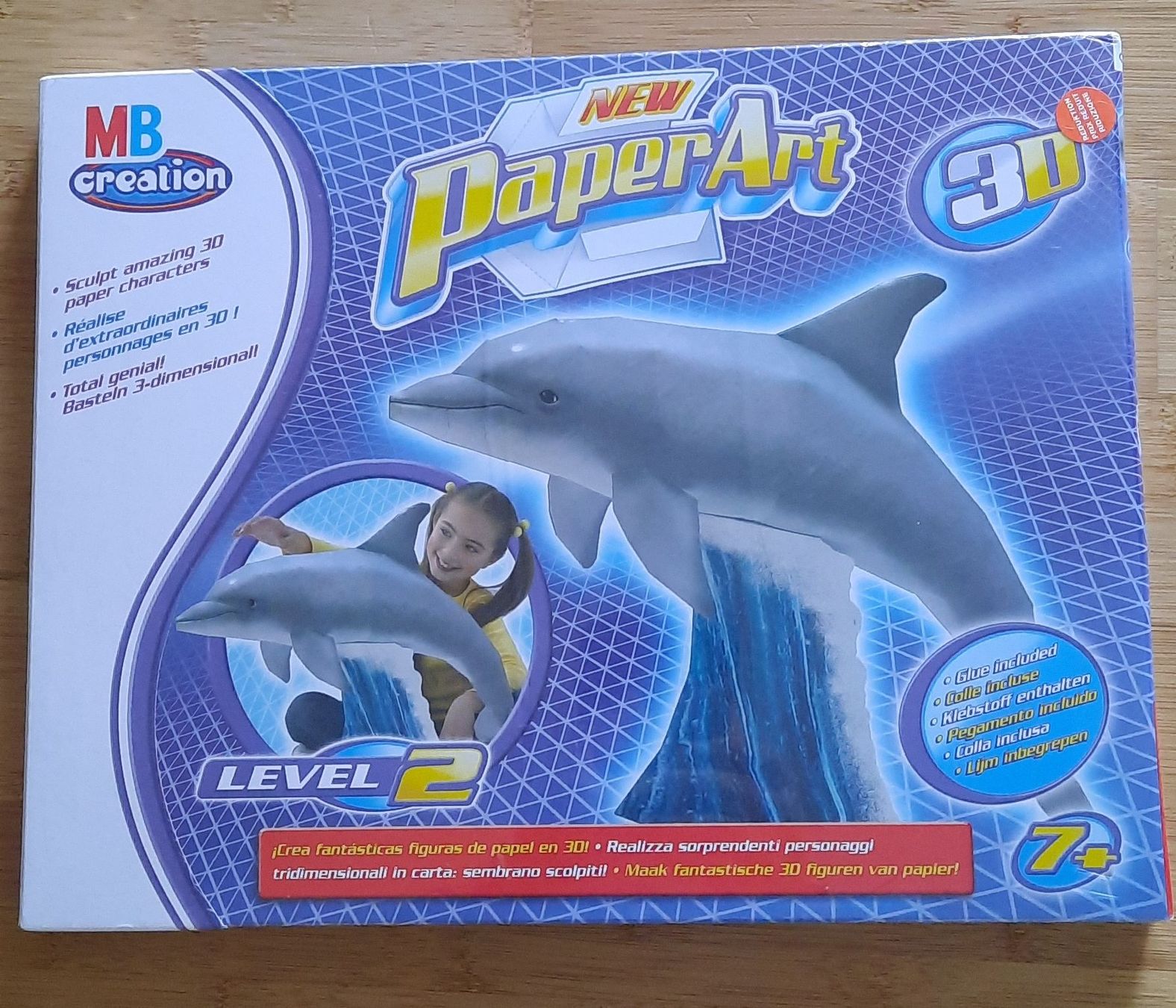 Kit bricolage: MB Creation PaperArt 3D - Delfin basteln! Level 2! – Nuovo e nell'imballaggio originale da Opfikon venduto da Postman0