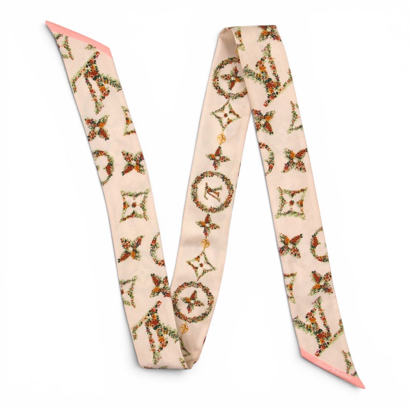 Louis Vuitton Foulard & Sciarpe: Louis Vuitton Monogram Flowers BB Bandeau – Usato da Binningen venduto da Designerlabels