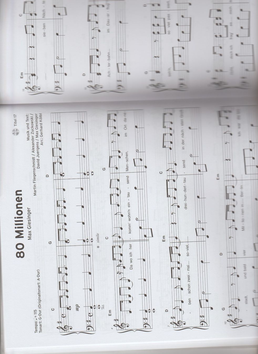 Libri: Notenheft Top Charts 78 – Usato da Ennetbürgen venduto da Dosi6 3