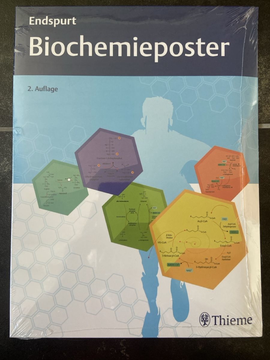 Poster & Bilder: Biochemie Poster Thieme – Neu und originalverpackt aus Luzern von lmlngr