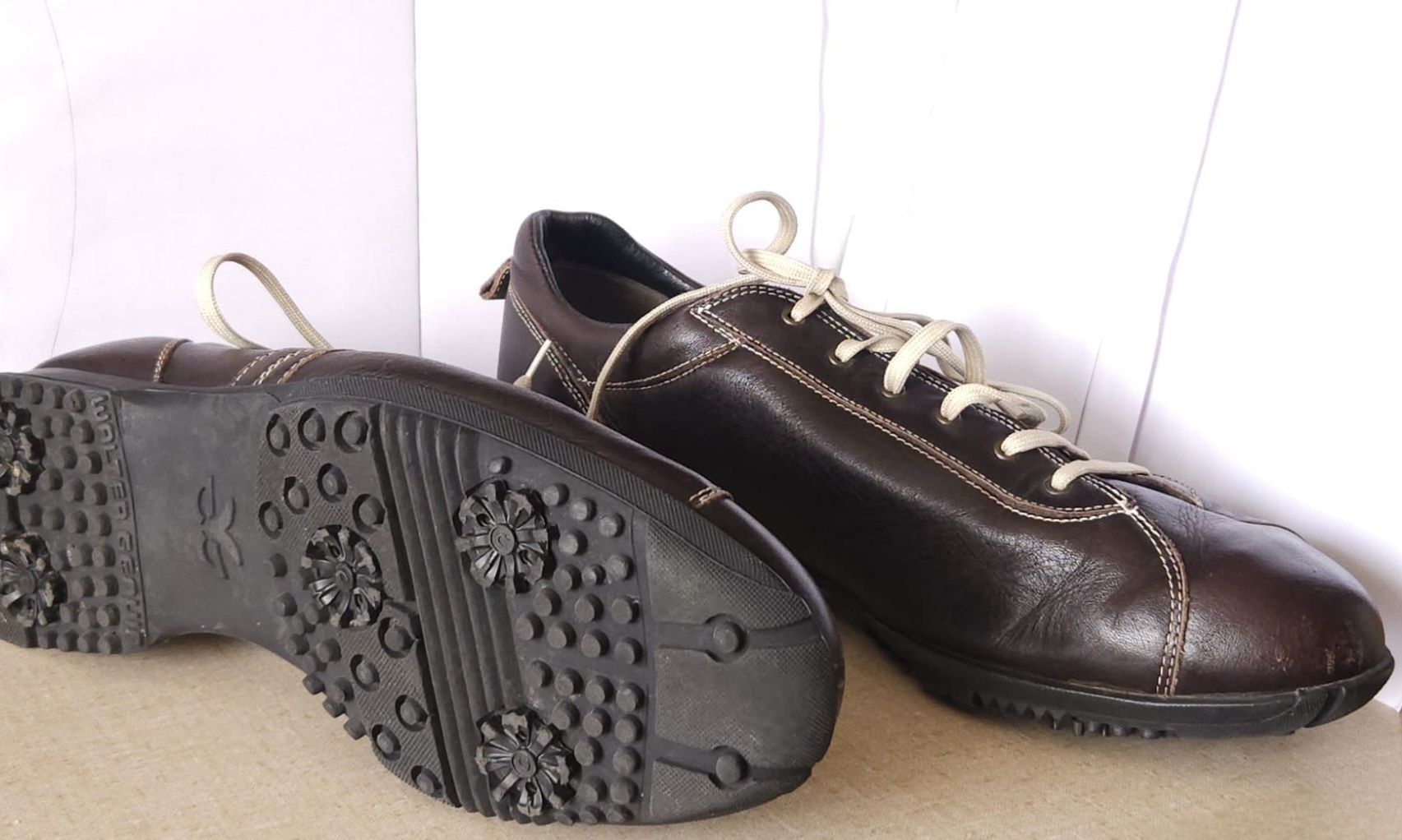 Scarpe da uomo: Walter Genuin luxuriöse Golfschuhe 42 – Usato da Andermatt venduto da NinjaTurtle 1