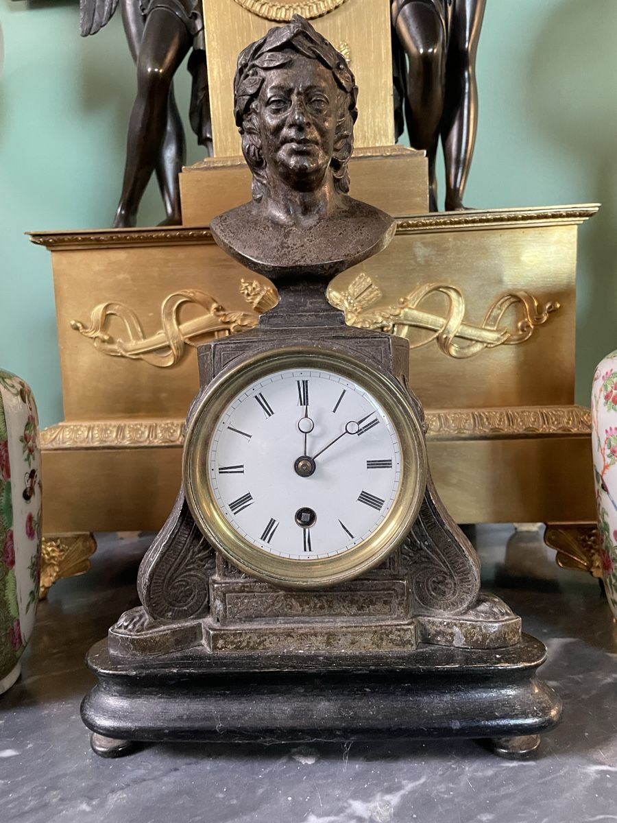 Stand- & Wanduhren: Pendule ancienne 19ème siècle horloge – Gebraucht aus Tramelan von La_mine_d_art