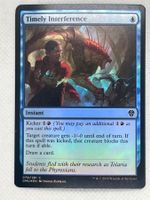 Original Magic Karte - Timely Interference Foil 070/281 NM!