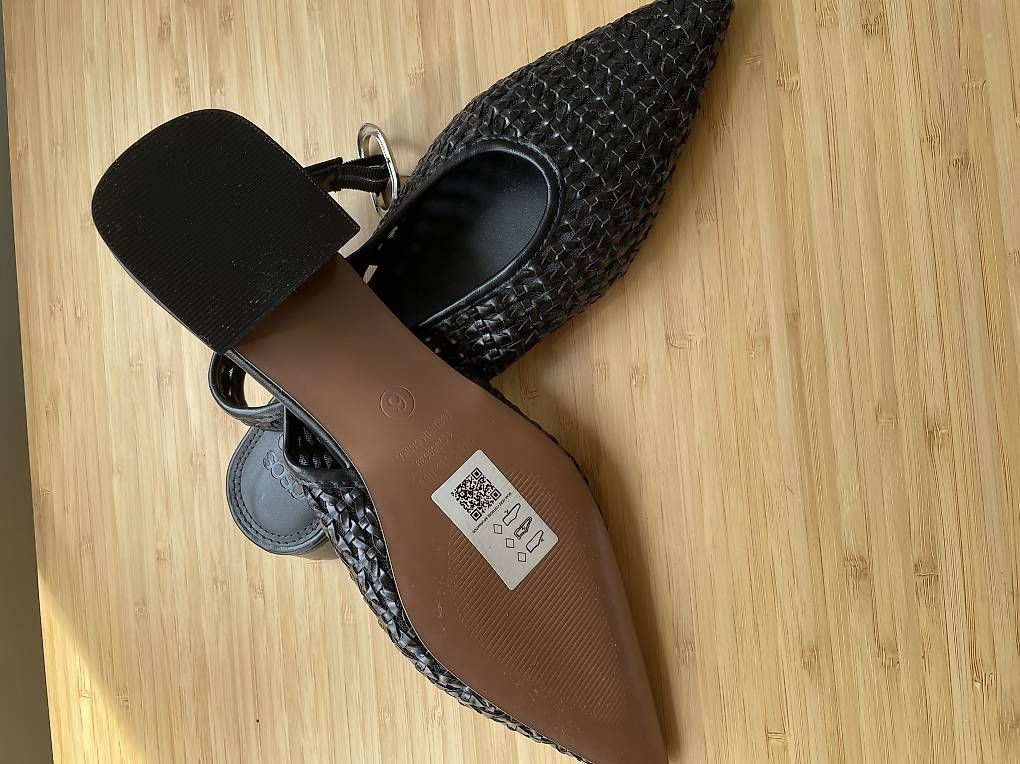 Scarpe da donna: Sandale Slingback mit Netzmuster, Gr 39 – Usato da Bern venduto da maj_8nhd 2