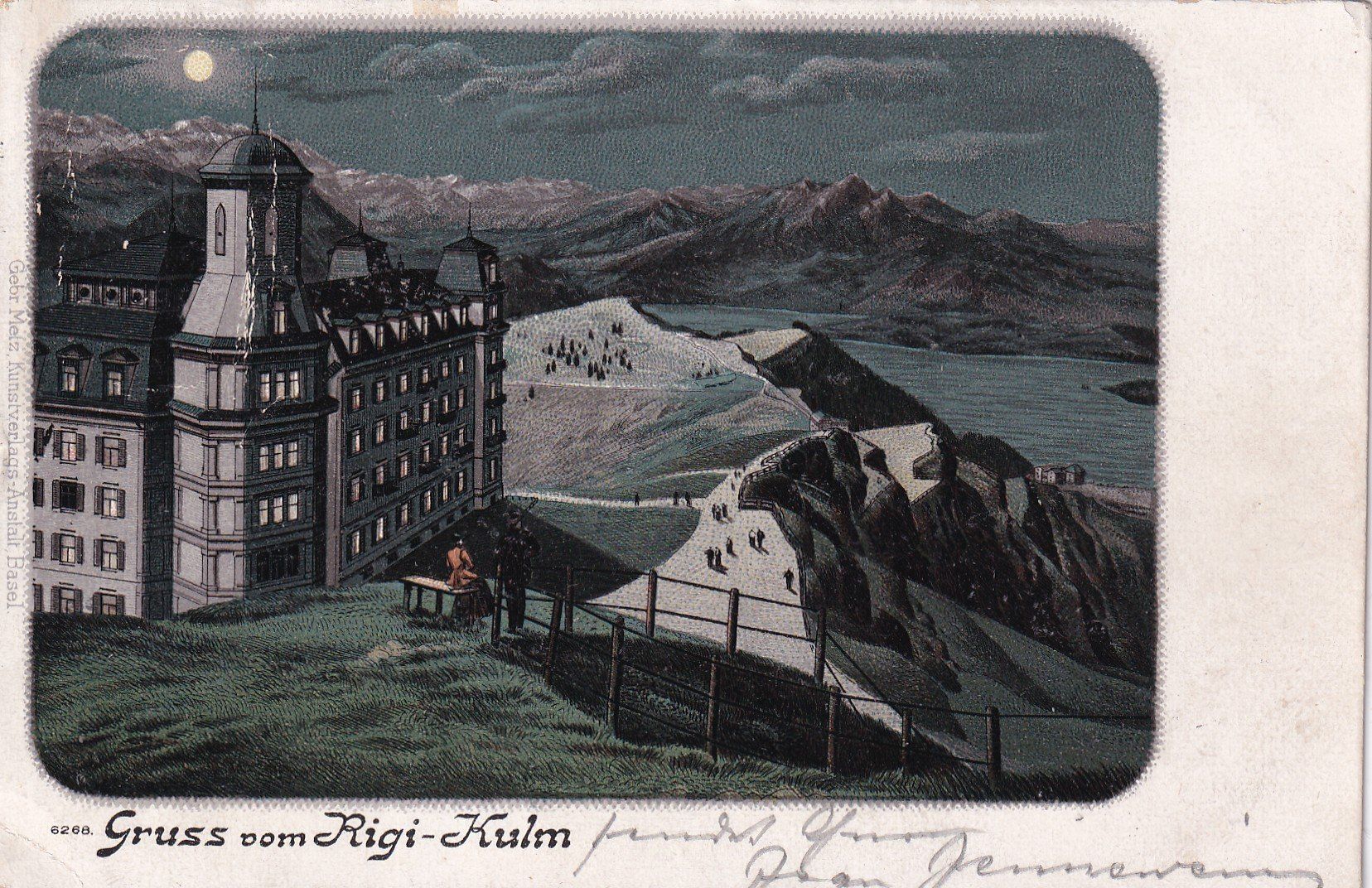 Cartoline postali: Gruss vom Rigi-Kulm  1900 – Usato da Cormoret venduto da Pascalll2001