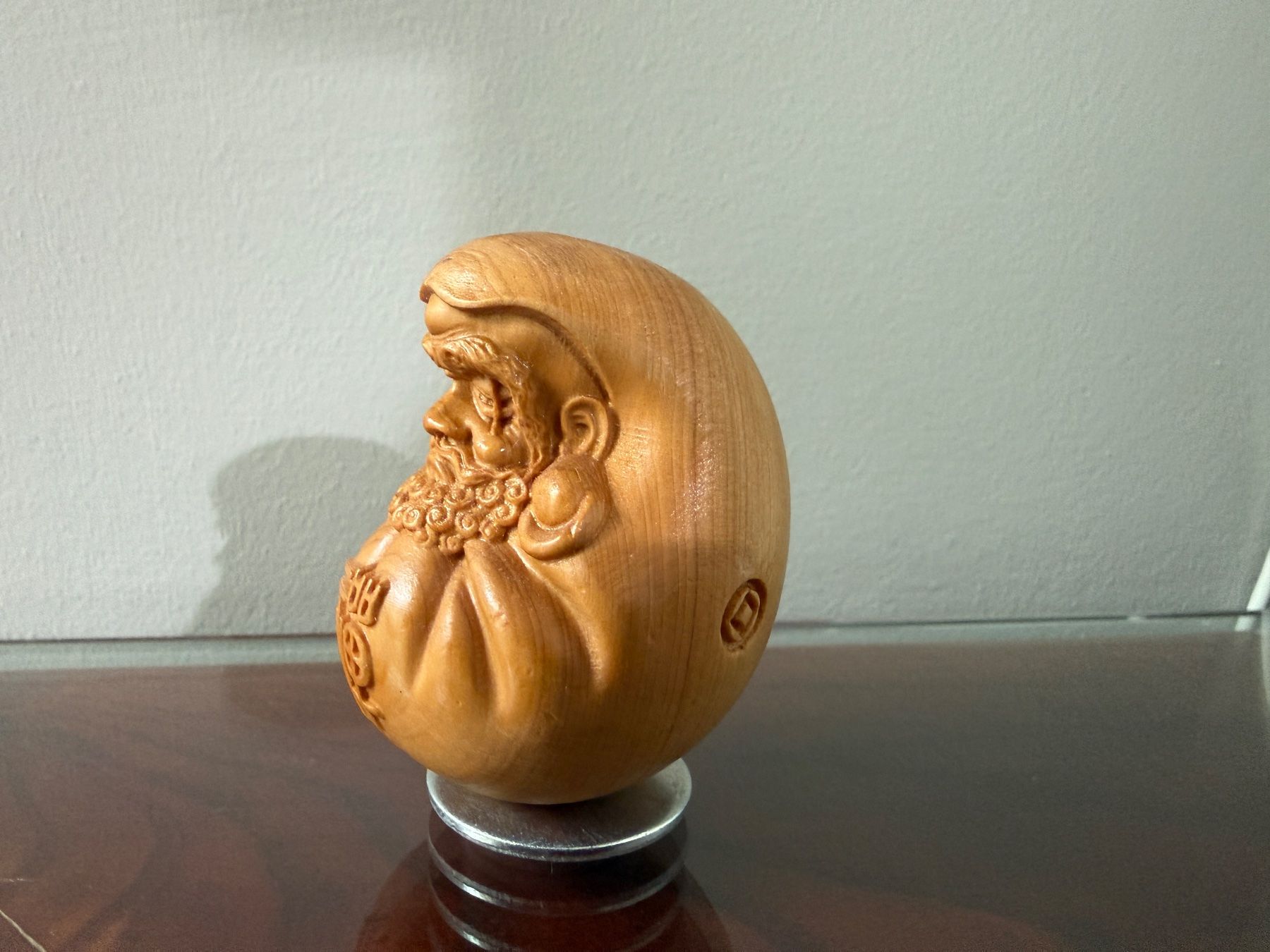 Statuette: Daruma-Figur Buchsbaum, geschnitzt, Mitte 20. Jahrhundert – Usato da Au ZH venduto da Valeleti 5