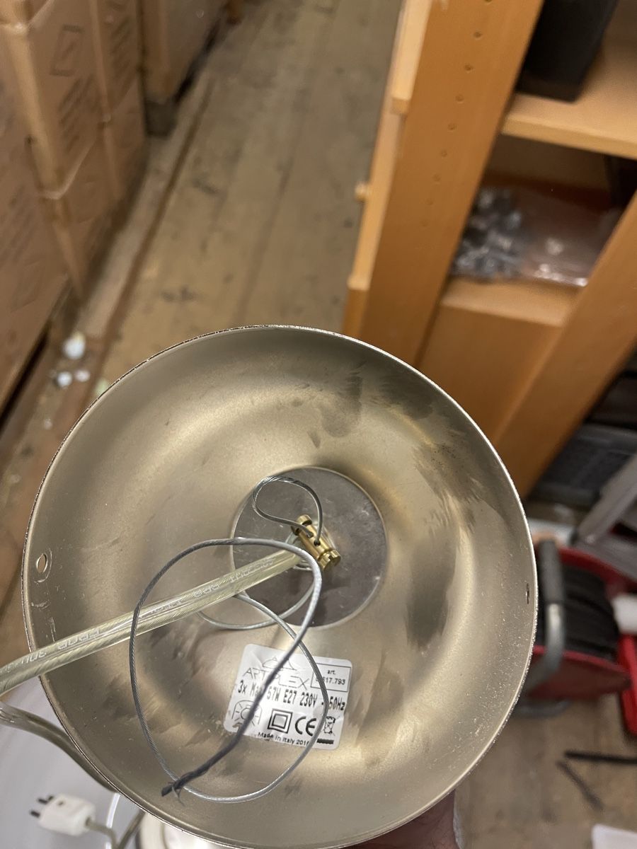 Lampade: Hängeleuchte weiss, Designlampe, 58cm – Usato da Hauptwil venduto da c-pro 8