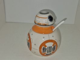Star Wars BB-8 Konfitüretopf mit Löffel, neuwertig!