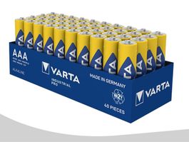 Varta AAA Micro LR03 Batterien – 40er Pack