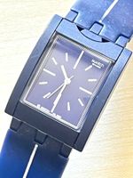 Swatch  Unisex Uhr, Dunkelblau