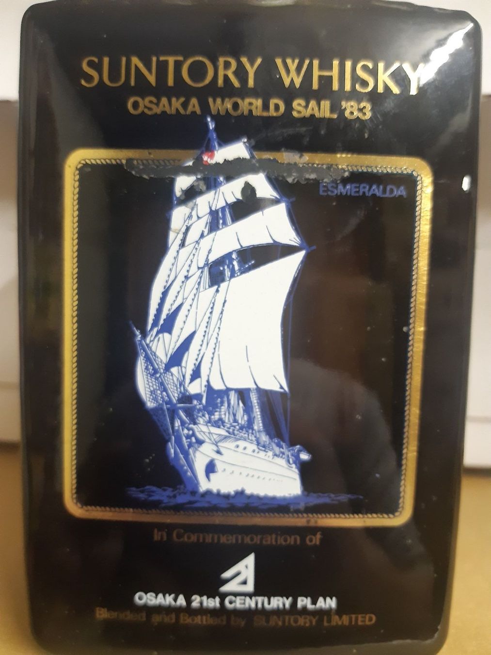 Suntory Spirituosen: Suntory Whisky Osaka World Sail 1983 – Neu und originalverpackt aus Elsau von Rumsammler 1