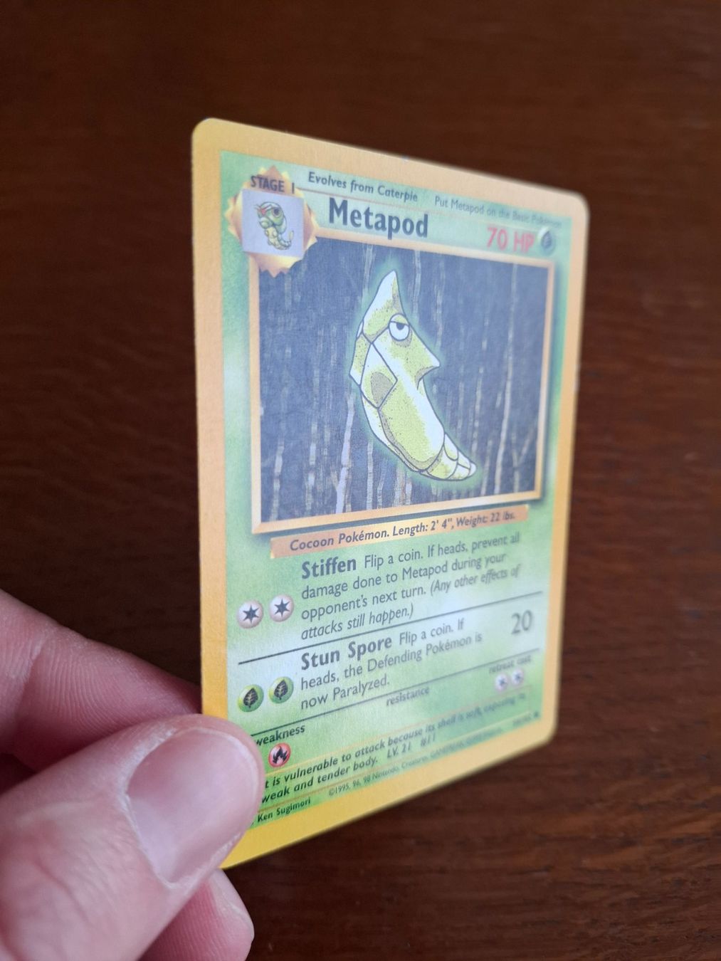 Pokémon Carte collezionabili: Pokemon Metapod Base Set 54/102 – Usato da Giornico venduto da ale_lc8k 2