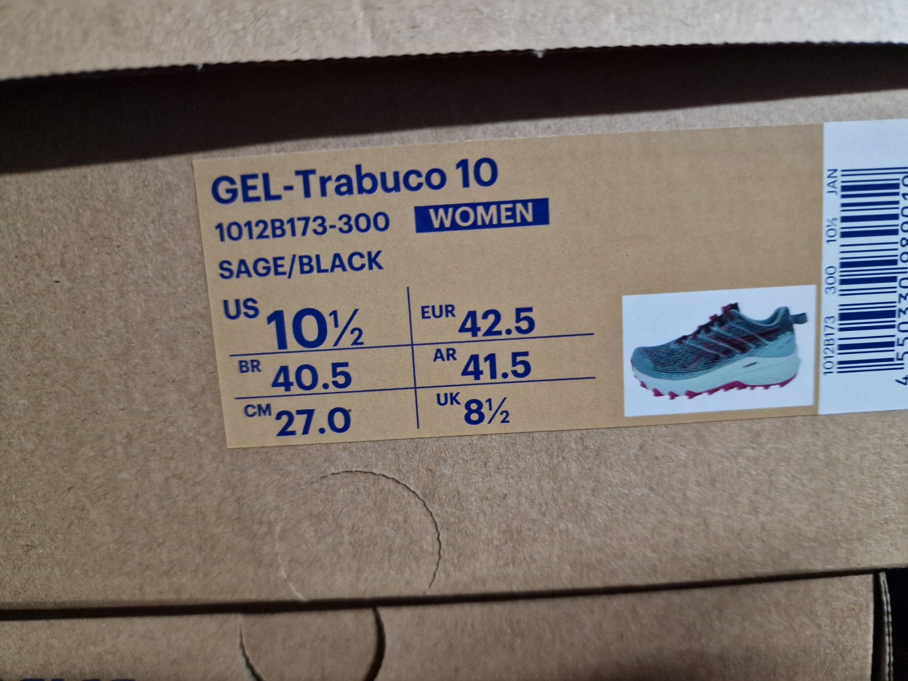 Asics Damenschuhe: ASICS GEL - TRABUCO 10 DAMEN GR.42.5 – Neu und originalverpackt aus Kilchberg ZH von boanse 7