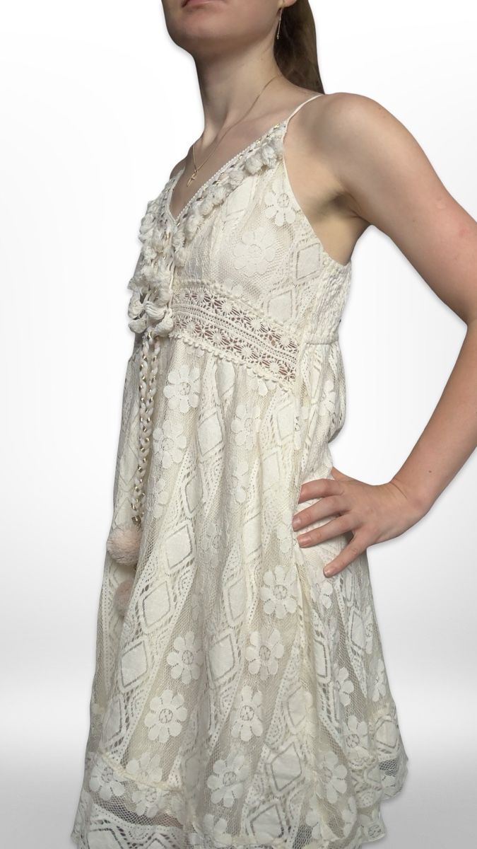 Robes: Boho Kleid • Robe dentelle S/M – D'occasion à Vuippens par Anna_as 1