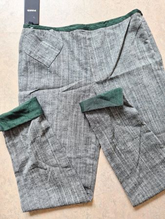 HOSE STOFFHOSE 40 L PINKO OUTLET MIT HERZ , TOP ZU BLUSE SHI
