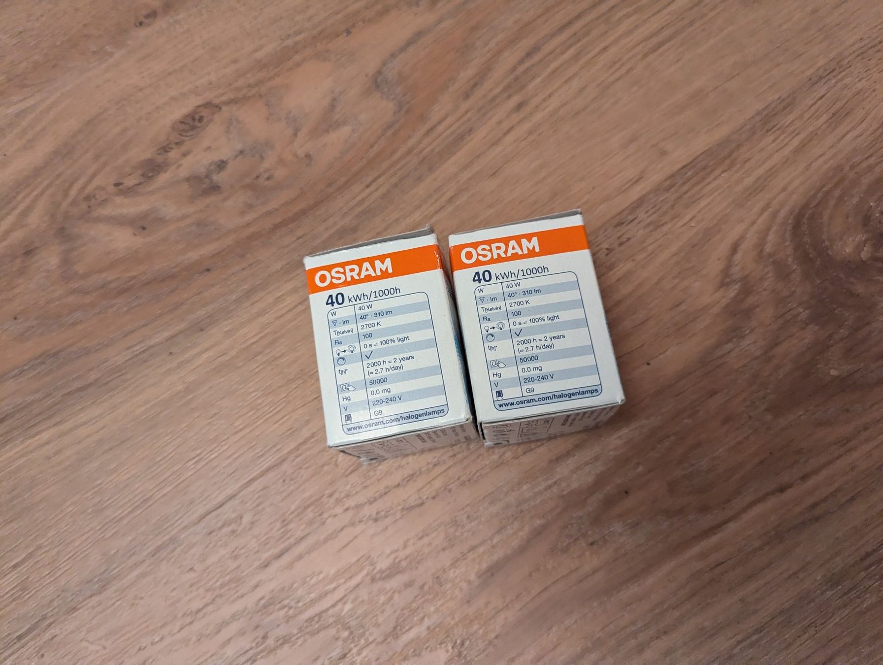 Osram Lampade: 2x G9 Osram Halogen 40W, neu & original – Usato da Rupperswil venduto da Retos 3