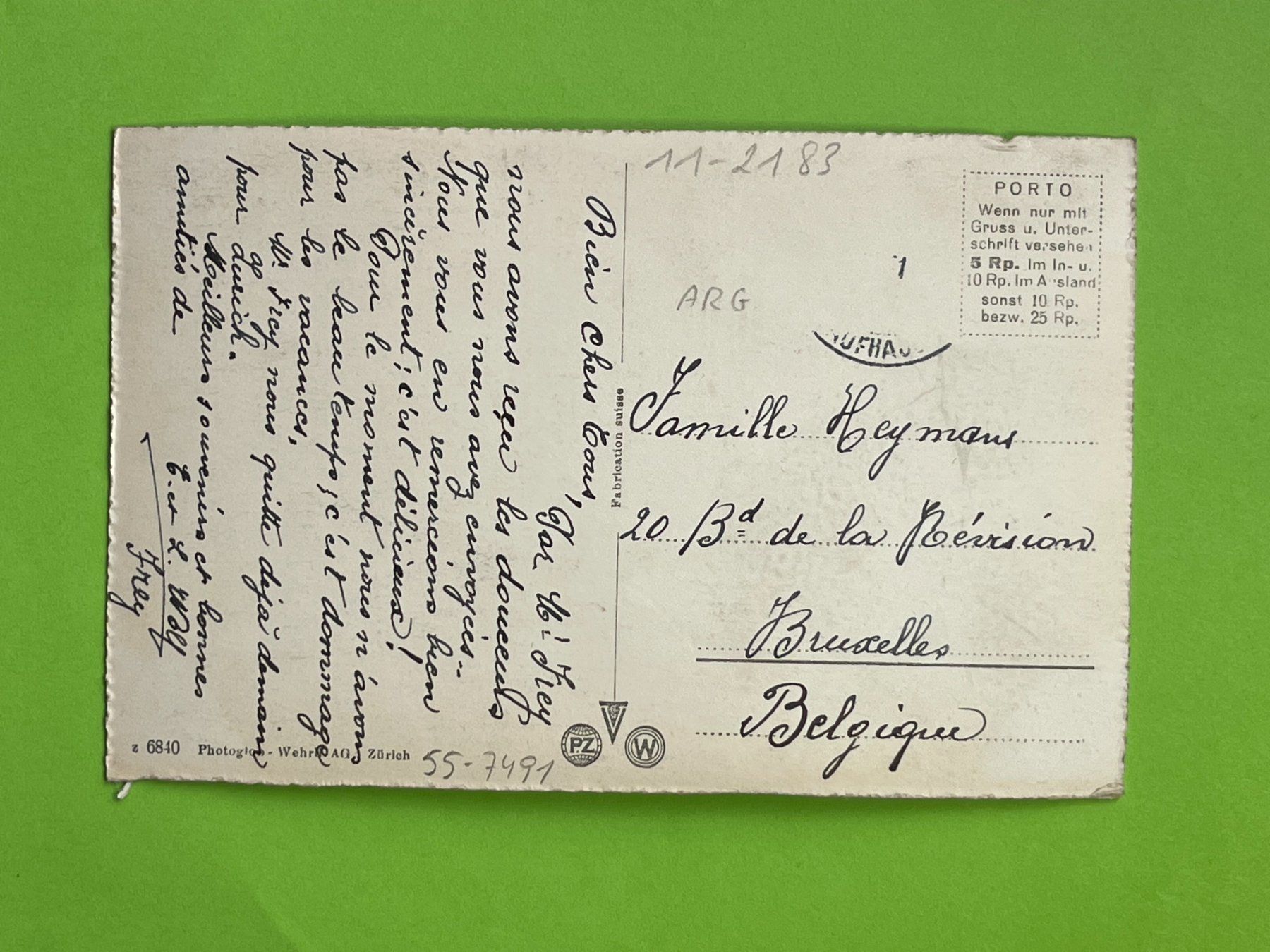 Cartes postales: Aarau – D'occasion à Steg VS par danwer74 1