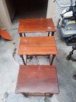 Table de salon en 3 parties encastrables